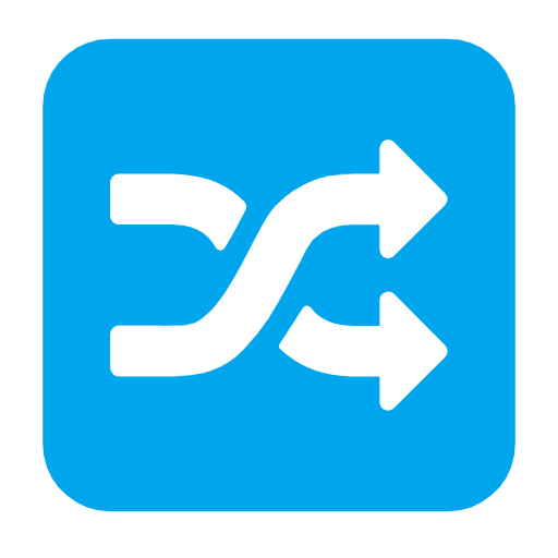Emoji 🔀 Pulsante Di Riproduzione Casuale su Microsoft Windows 11 23H2.