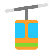 Émoji 🚡 Tramway Aérien sur Microsoft Windows 11 November 2021 Update.