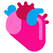 🫀 Emoji Corazón anatómico en Microsoft Windows 11 November 2021 Update.