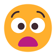 😧 Emoji Cara Angustiada en Microsoft Windows 11 November 2021 Update.