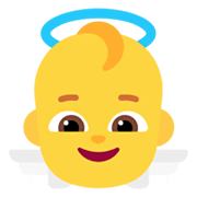 Emoji 👼 Angioletto su Microsoft Windows 11 November 2021 Update.