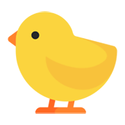 Emoji 🐤 Pulcino su Microsoft Windows 11 November 2021 Update.