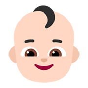 👶🏻 Emoji Baby: helle Hautfarbe Microsoft Windows 11 November 2021 Update.