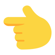 👈 Emoji Dorso De Mano Con índice A La Izquierda en Microsoft Windows 11 November 2021 Update.