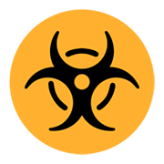 Émoji ☣️ Danger Biologique sur Microsoft Windows 11 November 2021 Update.