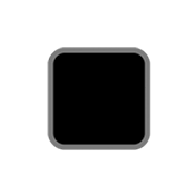 ◾ Emoji Cuadrado Negro Mediano-pequeño en Microsoft Windows 11 November 2021 Update.
