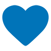 Emoji 💙 Cuore Azzurro su Microsoft Windows 11 November 2021 Update.