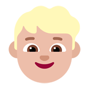 👦🏼 Emoji Niño: Tono De Piel Claro Medio en Microsoft Windows 11 November 2021 Update.