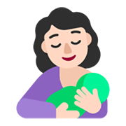 🤱🏻 Emoji Lactancia Materna: Tono De Piel Claro en Microsoft Windows 11 November 2021 Update.