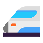 Émoji 🚅 Train à Grande Vitesse sur Microsoft Windows 11 November 2021 Update.