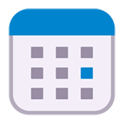 Émoji 📅 Calendrier sur Microsoft Windows 11 November 2021 Update.