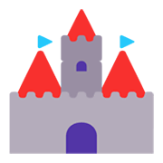 Émoji 🏰 Château sur Microsoft Windows 11 November 2021 Update.