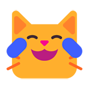 Emoji 😹 Gatto Con Lacrime Di Gioia su Microsoft Windows 11 November 2021 Update.