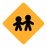 Emoji 🚸 Attraversamento Bambini su Microsoft Windows 11 November 2021 Update.