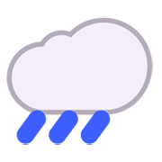 Emoji 🌧️ Pioggia su Microsoft Windows 11 November 2021 Update.