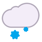 🌨️ Emoji Wolke mit Schnee Microsoft Windows 11 November 2021 Update.