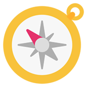 Emoji 🧭 Bussola su Microsoft Windows 11 November 2021 Update.