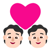 💑🏻 Emoji Pareja Enamorada, Tono De Piel Claro en Microsoft Windows 11 November 2021 Update.