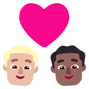 👨🏼‍❤️‍👨🏾 Emoji Pareja Enamorada - Hombre: Tono De Piel Claro Medio, Hombre: Tono De Piel Oscuro Medio en Microsoft Windows 11 November 2021 Update.