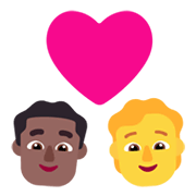 👨🏾‍❤️‍🧑 Emoji Pareja Enamorada: Hombre, Persona, Tono De Piel Oscuro Medio, Sin tono de piel en Microsoft Windows 11 November 2021 Update.