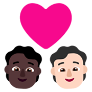 🧑🏿‍❤️‍🧑🏻 Emoji Liebespaar: Person, Person, dunkle Hautfarbe, helle Hautfarbe Microsoft Windows 11 November 2021 Update.
