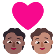 🧑🏾‍❤️‍🧑🏽 Emoji Pareja Enamorada: Persona, Persona, Tono De Piel Oscuro Medio, Tono De Piel Medio en Microsoft Windows 11 November 2021 Update.