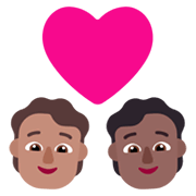 🧑🏽‍❤️‍🧑🏾 Emoji Pareja Enamorada: Persona, Persona, Tono De Piel Medio, Tono De Piel Oscuro Medio en Microsoft Windows 11 November 2021 Update.