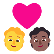 🧑‍❤️‍🧑🏾 Emoji Pareja Enamorada: Persona, Persona, Sin tono de piel, Tono De Piel Oscuro Medio en Microsoft Windows 11 November 2021 Update.