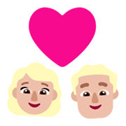 Emoji 👩🏼‍❤️‍👨🏼 Coppia Con Cuore - Donna: Carnagione Abbastanza Chiara, Uomo: Carnagione Abbastanza Chiara su Microsoft Windows 11 November 2021 Update.