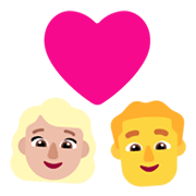 Emoji 👩🏼‍❤️‍👨 Bacio Tra Coppia - Donna, Uomo: Carnagione Abbastanza Chiara,Carnagione Olivastra su Microsoft Windows 11 November 2021 Update.