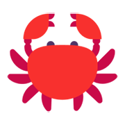 Émoji 🦀 Crabe sur Microsoft Windows 11 November 2021 Update.