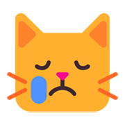 Emoji 😿 Gatto Che Piange su Microsoft Windows 11 November 2021 Update.
