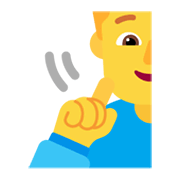 Emoji 🧏‍♂️ Uomo Con Problemi Di Udito su Microsoft Windows 11 November 2021 Update.