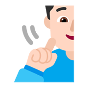 🧏🏻‍♂️ Emoji Homem Surdo: Pele Clara na Microsoft Windows 11 November 2021 Update.