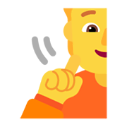 Emoji 🧏 Persona Con Problemi Di Udito su Microsoft Windows 11 November 2021 Update.