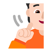 🧏🏻 Emoji Persona Sorda: Tono De Piel Claro en Microsoft Windows 11 November 2021 Update.