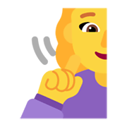 🧏‍♀️ Emoji gehörlose Frau Microsoft Windows 11 November 2021 Update.