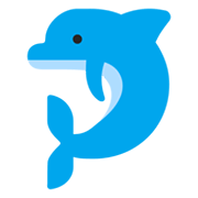 Emoji 🐬 Delfino su Microsoft Windows 11 November 2021 Update.