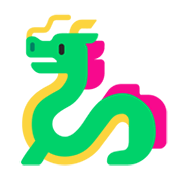Emoji 🐉 Drago su Microsoft Windows 11 November 2021 Update.
