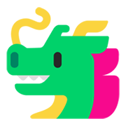 Emoji 🐲 Testa Di Drago su Microsoft Windows 11 November 2021 Update.
