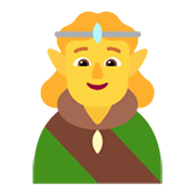 Emoji 🧝 Elfo su Microsoft Windows 11 November 2021 Update.