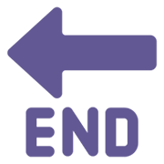Émoji 🔚 Flèche Fin sur Microsoft Windows 11 November 2021 Update.