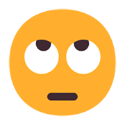 Emoji 🙄 Faccina Con Occhi Al Cielo su Microsoft Windows 11 November 2021 Update.