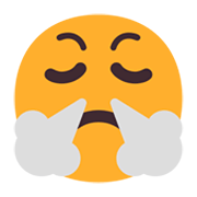 Emoji 😤 Faccina Che Sbuffa su Microsoft Windows 11 November 2021 Update.
