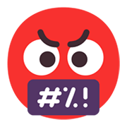 🤬 Emoji Cara Con Símbolos En La Boca en Microsoft Windows 11 November 2021 Update.