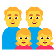 👨‍👨‍👧‍👧 Emoji Família: Homem, Homem, Menina E Menina na Microsoft Windows 11 November 2021 Update.