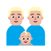 👨🏼‍👨🏼‍👶🏼 Emoji Familia - Hombre, Hombre, Bebé: Tono De Piel Claro Medio en Microsoft Windows 11 November 2021 Update.