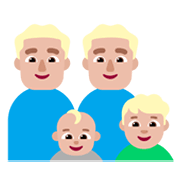 Émoji 👨🏼‍👨🏼‍👶🏼‍👦🏼 Famille - Homme, Homme, Bébé, Garçon: Peau Moyennement Claire sur Microsoft Windows 11 November 2021 Update.