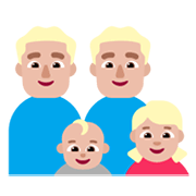 Émoji 👨🏼‍👨🏼‍👶🏼‍👧🏼 Famille - Homme, Homme, Bébé, Fille: Peau Moyennement Claire sur Microsoft Windows 11 November 2021 Update.