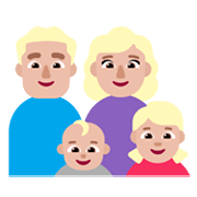 👨🏼‍👩🏼‍👶🏼‍👧🏼 Emoji Familia - Hombre, Mujer, Bebé, Niña: Tono De Piel Claro Medio en Microsoft Windows 11 November 2021 Update.